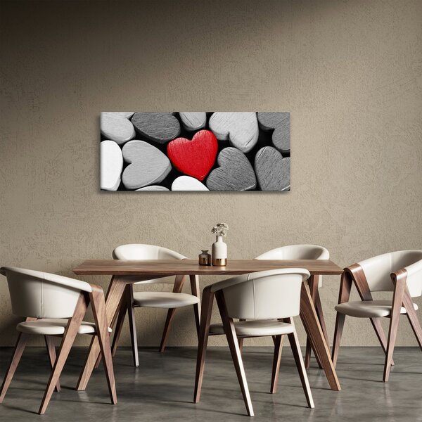 A fa szívék képe (120x50 cm)