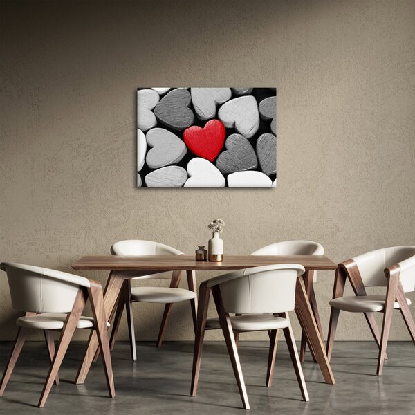A fa szívék képe (70x50 cm)
