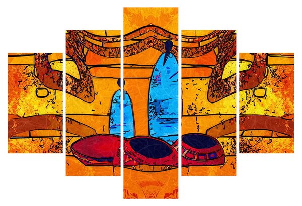 Kép - Ősi festészet (150x105 cm)