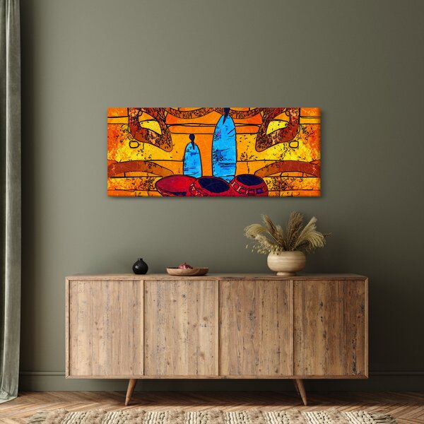 Kép - Ősi festészet (120x50 cm)