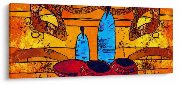Kép - Ősi festészet (120x50 cm)