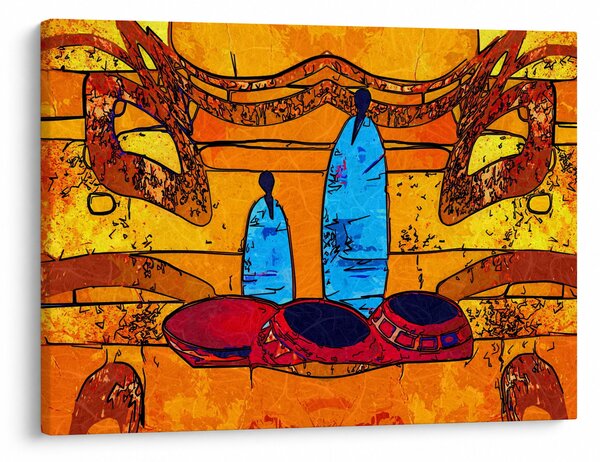 Kép - Ősi festészet (70x50 cm)