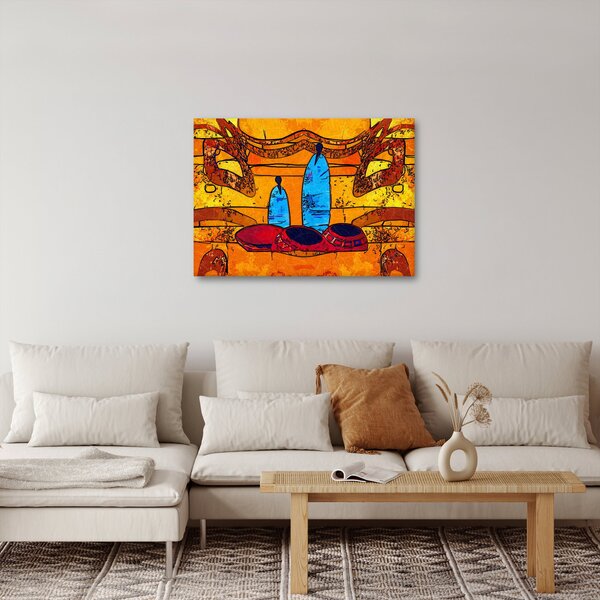 Kép - Ősi festészet (70x50 cm)