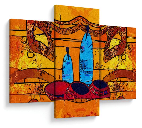 Kép - Ősi festészet (90x60 cm)