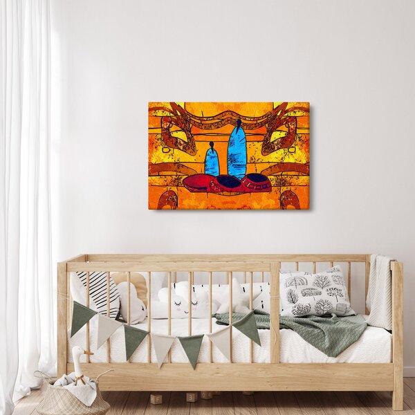 Kép - Ősi festészet (90x60 cm)