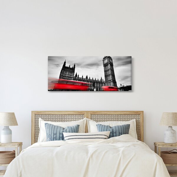 Kép - a Parlament londoni házai (120x50 cm)