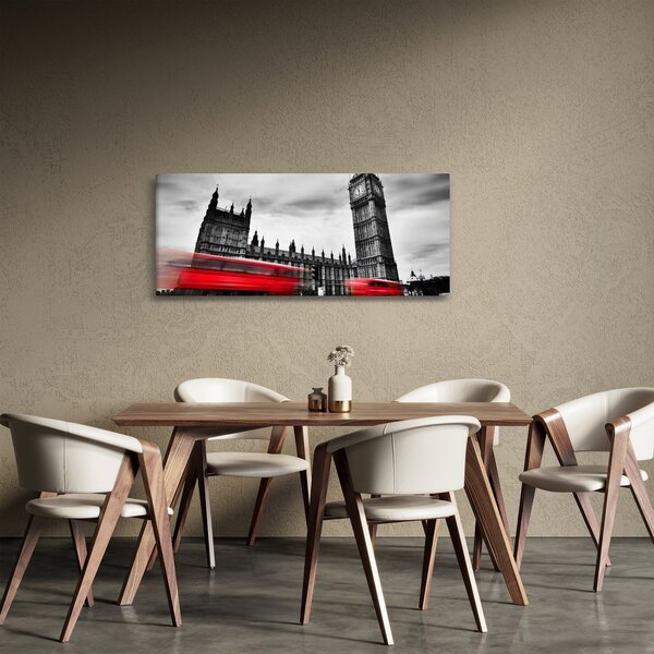Kép - a Parlament londoni házai (120x50 cm)
