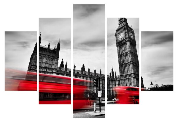 Kép - a Parlament londoni házai (150x105 cm)