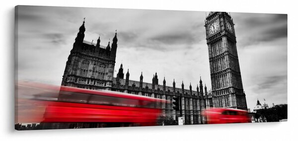 Kép - a Parlament londoni házai (120x50 cm)