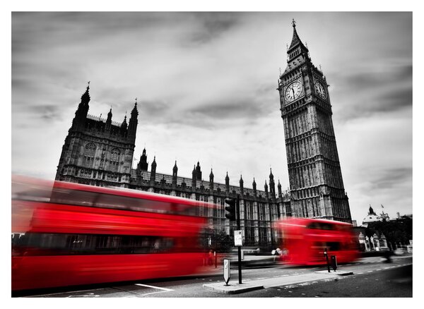 Kép - a Parlament londoni házai (70x50 cm)