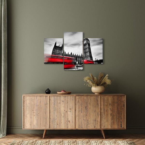 Kép - a Parlament londoni házai (90x60 cm)