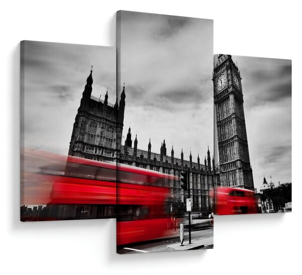 Kép - a Parlament londoni házai (90x60 cm)