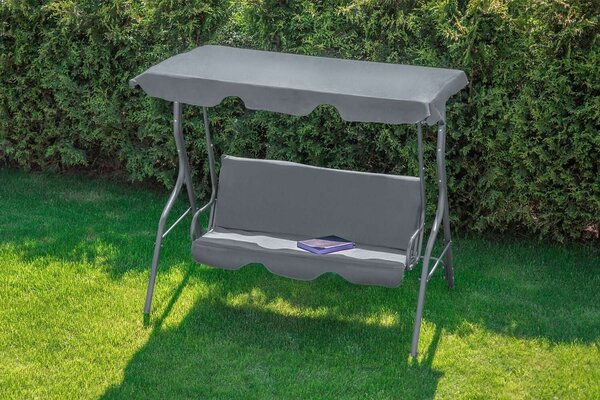 Funfit Garden Relax 3 személyes kerti Hintaágy - szürke