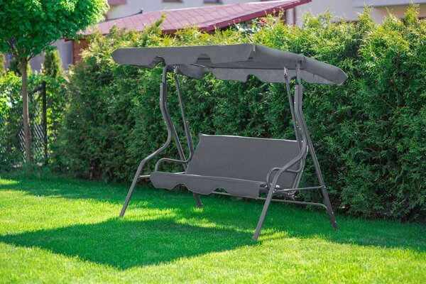Funfit Garden Relax 3 személyes kerti Hintaágy - szürke