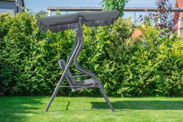 Funfit Garden Relax 3 személyes kerti Hintaágy - szürke