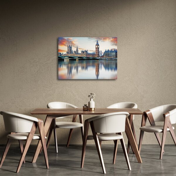 Kép - a Parlament londoni házai (70x50 cm)