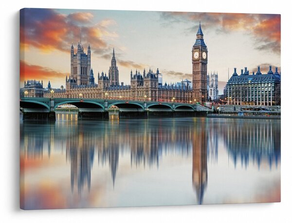 Kép - a Parlament londoni házai (70x50 cm)