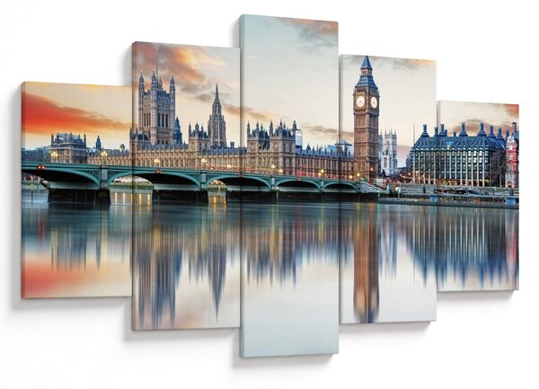 Kép - a Parlament londoni házai (150x105 cm)