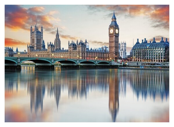 Kép - a Parlament londoni házai (70x50 cm)
