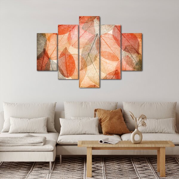 Festett őszi levelek képe (150x105 cm)