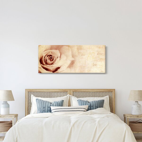 Kép - Rózsa virág szerelmeseknek (120x50 cm)