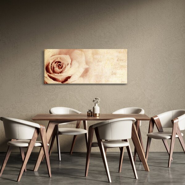 Kép - Rózsa virág szerelmeseknek (120x50 cm)