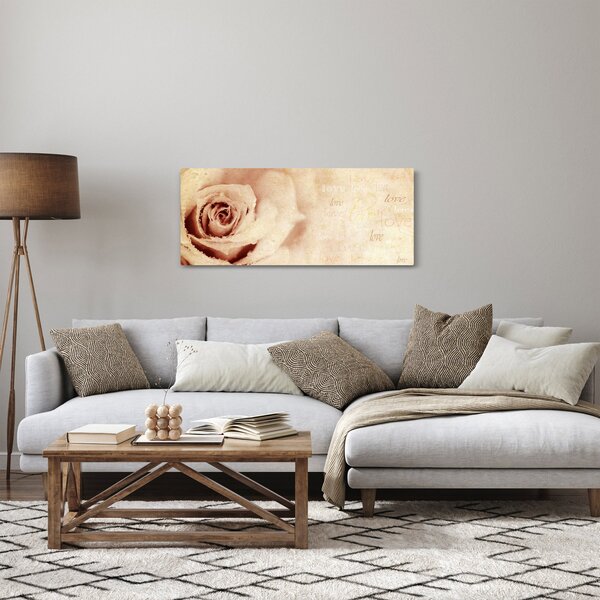 Kép - Rózsa virág szerelmeseknek (120x50 cm)