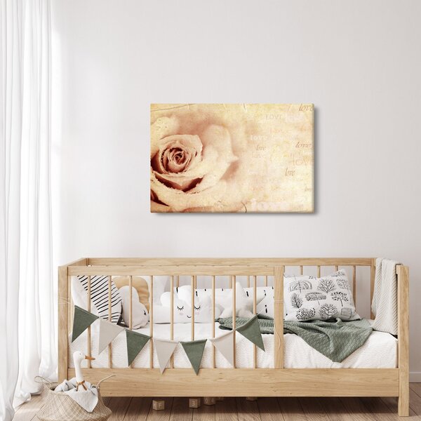 Kép - Rózsa virág szerelmeseknek (90x60 cm)