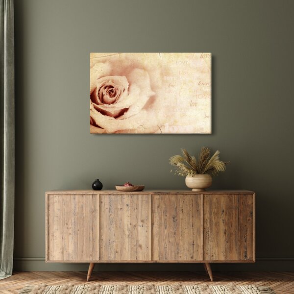 Kép - Rózsa virág szerelmeseknek (90x60 cm)
