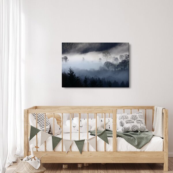 A köd képe az erdő felett (90x60 cm)