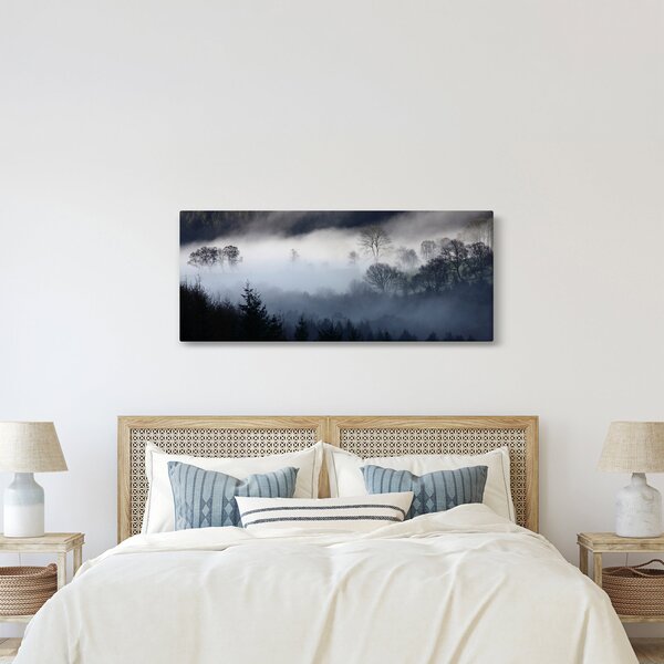 A köd képe az erdő felett (120x50 cm)