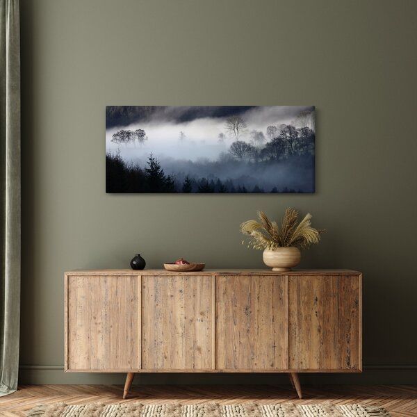 A köd képe az erdő felett (120x50 cm)