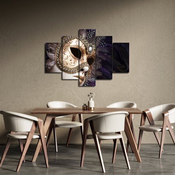 Egy maszkkal ellátott szobor képe (150x105 cm)