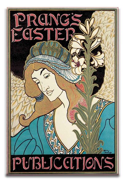 Prangs Easter kerámiakép üvegkép, falikép
