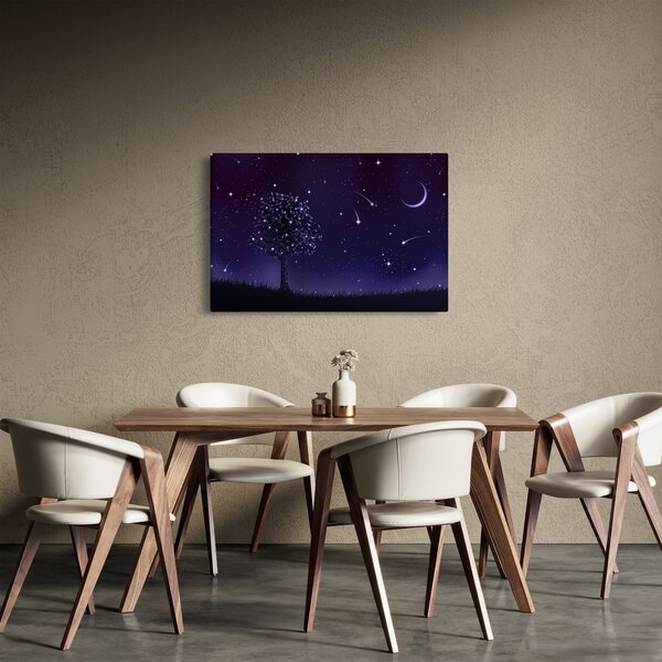 Kép - Illusztrációban fogott éj (90x60 cm)