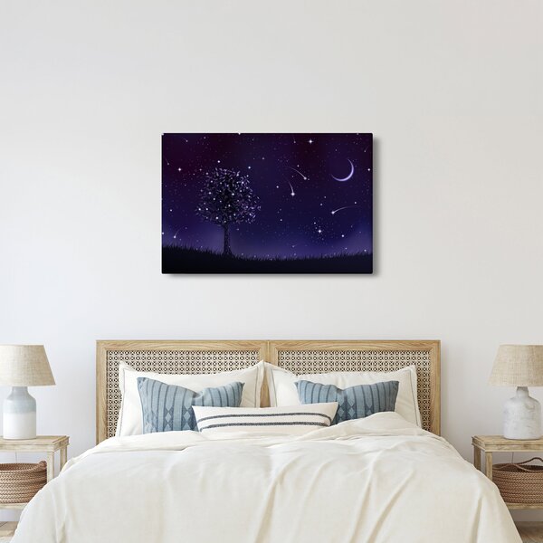 Kép - Illusztrációban fogott éj (90x60 cm)