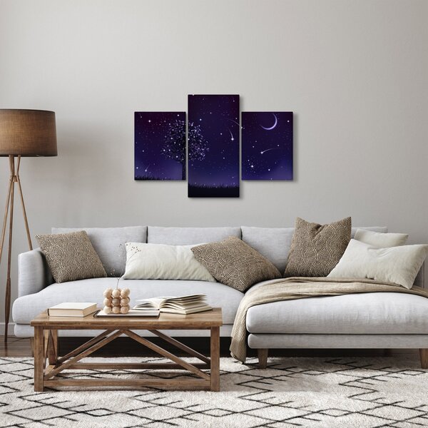 Kép - Illusztrációban fogott éj (90x60 cm)
