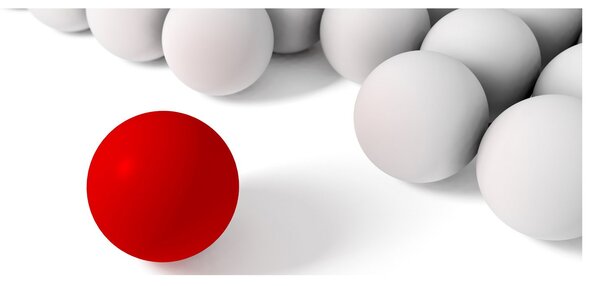 Gömbök képe (120x50 cm)