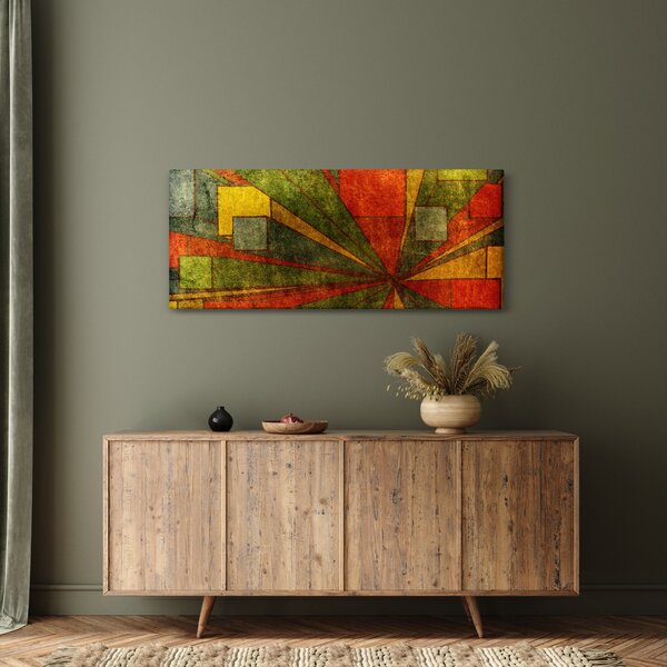 A geometriai absztrakció képe (120x50 cm)