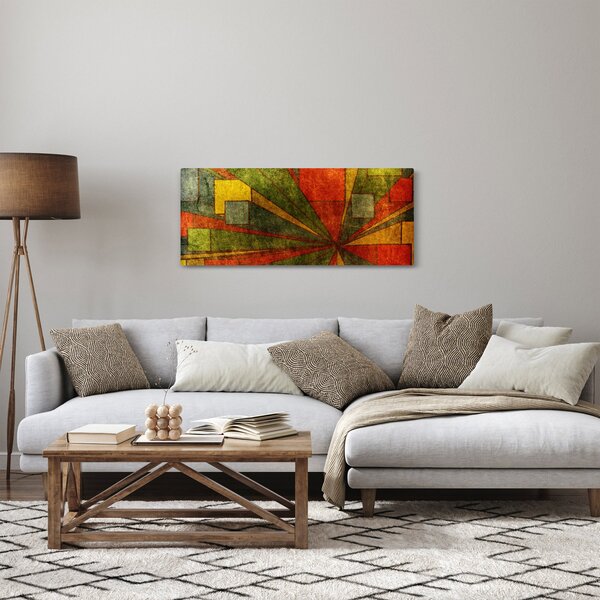 A geometriai absztrakció képe (120x50 cm)