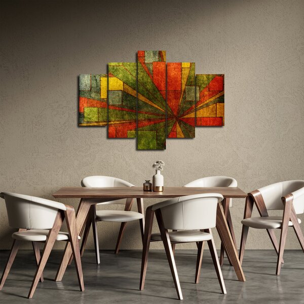 A geometriai absztrakció képe (150x105 cm)