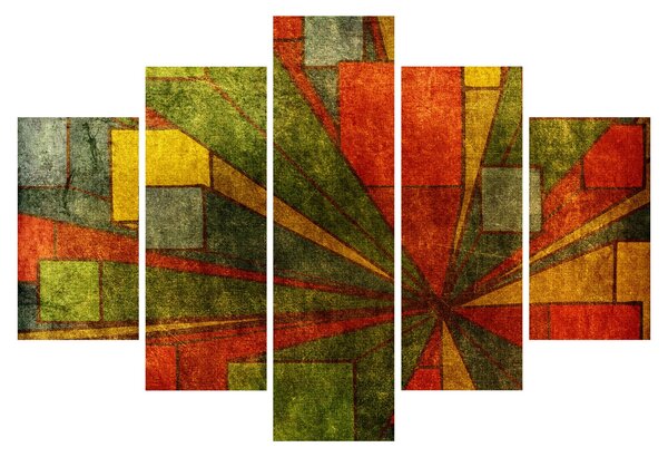 A geometriai absztrakció képe (150x105 cm)