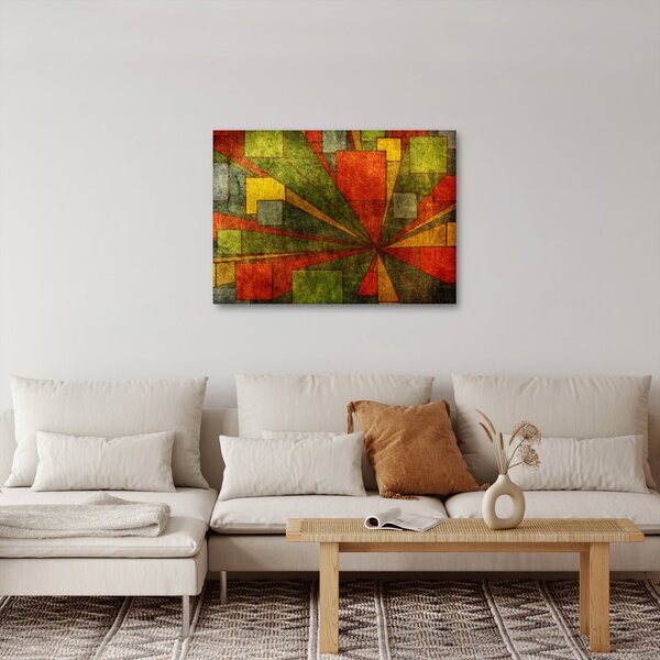 A geometriai absztrakció képe (70x50 cm)