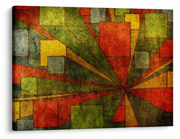 A geometriai absztrakció képe (70x50 cm)