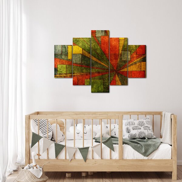A geometriai absztrakció képe (150x105 cm)