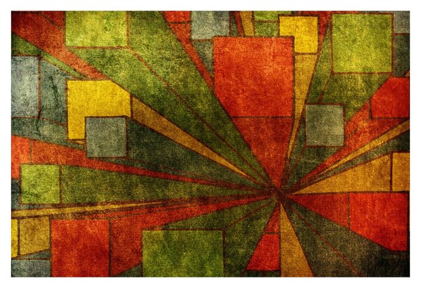 A geometriai absztrakció képe (90x60 cm)
