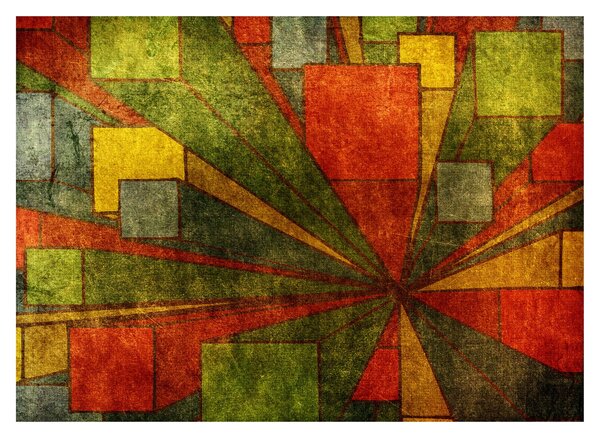 A geometriai absztrakció képe (70x50 cm)