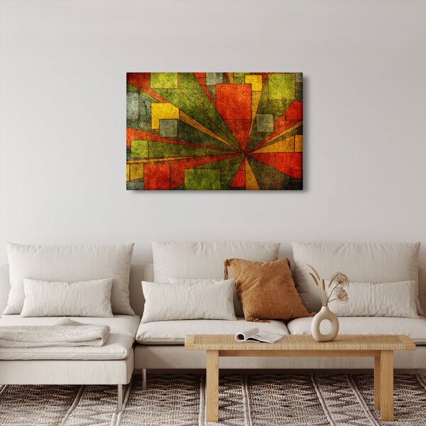 A geometriai absztrakció képe (90x60 cm)