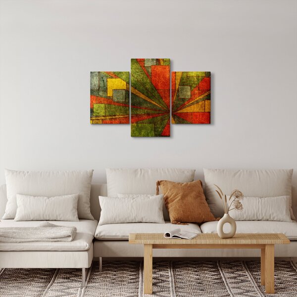 A geometriai absztrakció képe (90x60 cm)