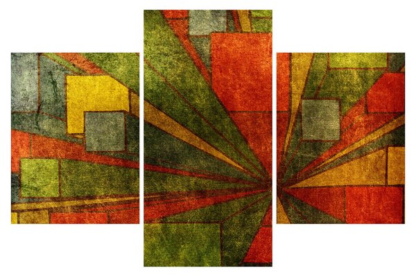 A geometriai absztrakció képe (90x60 cm)